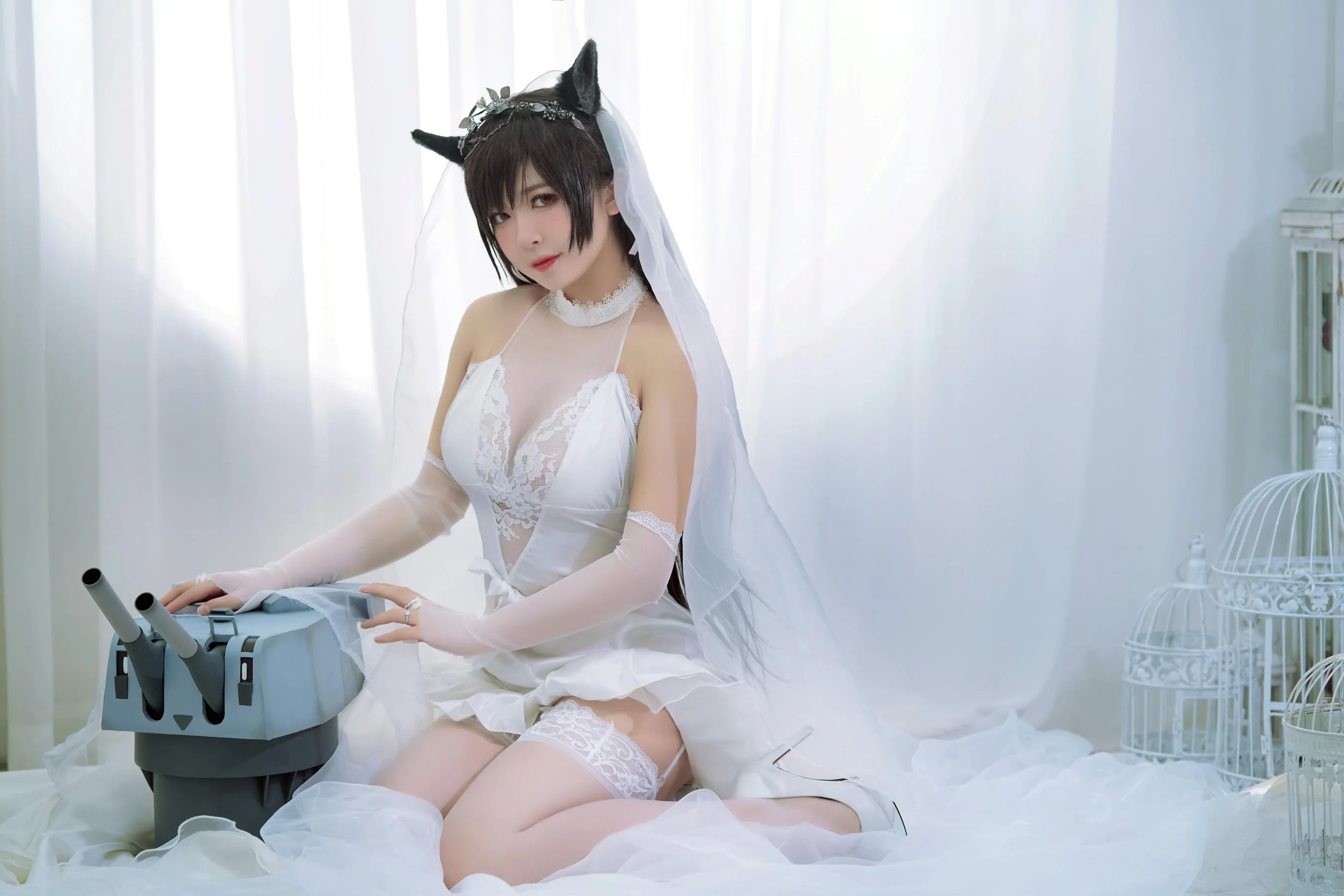 半半子 – NO.25 爱宕花嫁 [30P]插图5